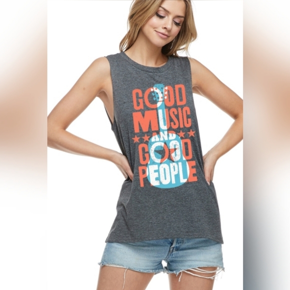 Tops - Good Music and Good People Tank